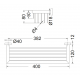 Σπογγοθήκη - Μπουκαλοθήκη 40x13,2x8 cm Performa Wish 821-221 Bronze Σπογγοθήκη - Μπουκαλοθήκη 40x13,2x8 cm Performa Wish 821-221 Bronze